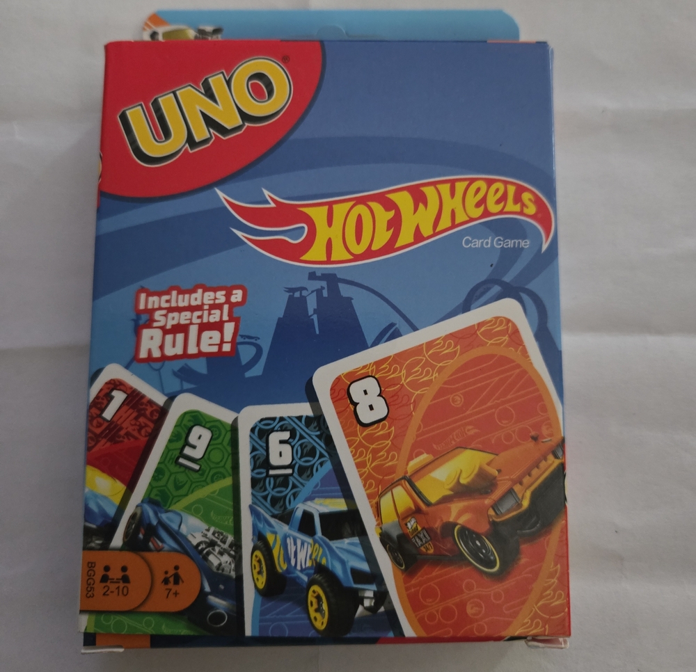 UNO Hot Wheels Card Game - Brand New